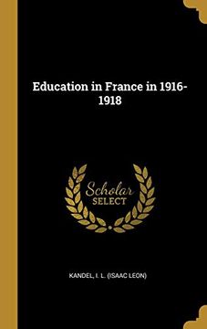 portada Education in France in 1916-1918 (in English)