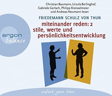 portada Miteinander Reden Teil 2: Stile, Werte und Persönlichkeitsentwicklung: Differentielle Psychologie der Kommunikation (en Alemán)