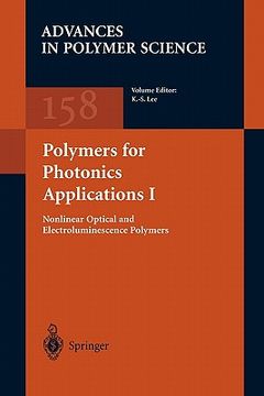 portada polymers for photonics applications i (en Inglés)