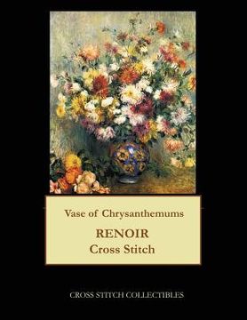 portada Vase of Chrysanthemums: Renoir cross stitch pattern