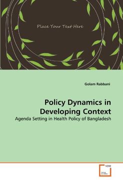 portada policy dynamics in developing context (en Inglés)