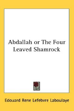 portada abdallah or the four leaved shamrock (in English)