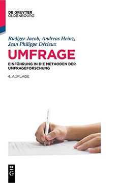 portada Umfrage: Einfã Â¼Hrung in die Methoden der Umfrageforschung (de Gruyter Studium) (German Edition) [Soft Cover ] (in German)