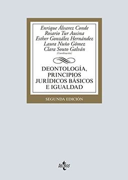 portada Deontología, Principios Jurídicos Básicos e Igualdad (in Spanish)