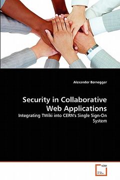 portada security in collaborative web applications (en Inglés)