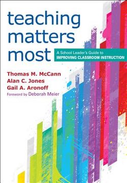 portada teaching matters most (en Inglés)