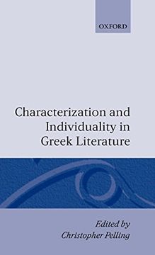 portada Characterization and Individuality in Greek Literature (en Inglés)