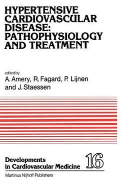 portada Hypertensive Cardiovascular Disease: Pathophysiology and Treatment: Pathophysiology and Treatment (en Inglés)