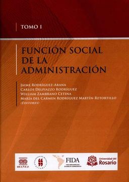 portada Compra el libro Función social de la administración. Tomo I (in Spanish)