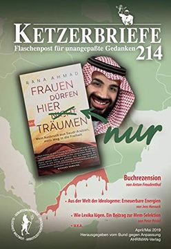 portada Buchrezension: Frauen Dürfen Hier Nicht / nur Träumen: Ketzerbriefe 214 - Flaschenpost für Unangepasste Gedanken (in German)
