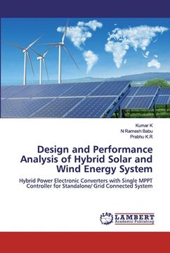 portada Design and Performance Analysis of Hybrid Solar and Wind Energy System