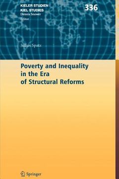 portada poverty and inequality in the era of structural reforms: the case of bolivia (en Inglés)