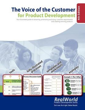 portada the voice of the customer for product development, 4th edition (en Inglés)