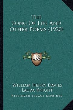 portada the song of life and other poems (1920) (in English)
