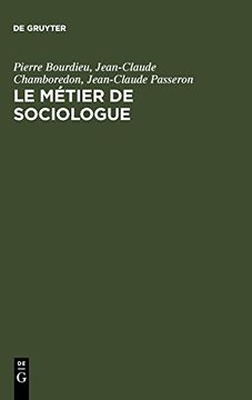 portada Le Métier de Sociologue: Prealables Epistemologiques (Textes de Sciences Sociales) 