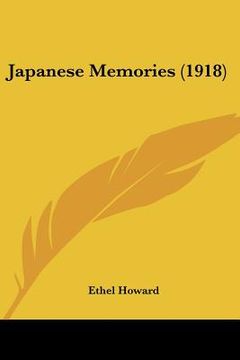 portada japanese memories (1918) (en Inglés)