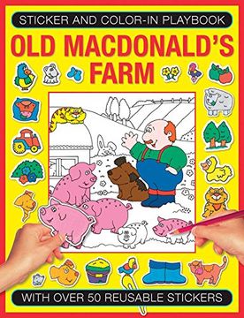 portada Old Macdonald'S Farm: With Over 50 Reusable Stickers (Sticker and Color-In Playbook) (in English)