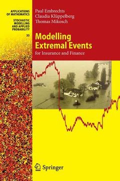 portada modelling extremal events: for insurance and finance (en Inglés)