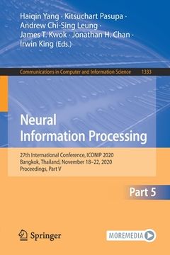 portada Neural Information Processing: 27th International Conference, Iconip 2020, Bangkok, Thailand, November 18-22, 2020, Proceedings, Part V