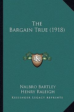 portada the bargain true (1918) (en Inglés)