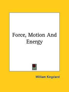 portada force, motion and energy (en Inglés)