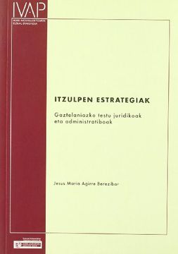 portada Itzulpen Estrategiak (Denetik I. V. A. P. ) (en Euskera)