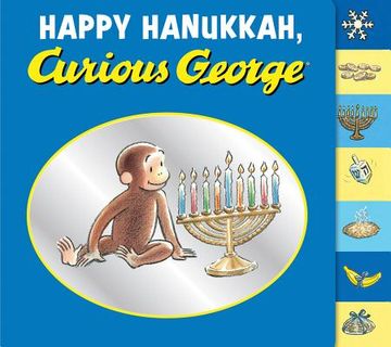portada happy hanukkah curious george (en Inglés)