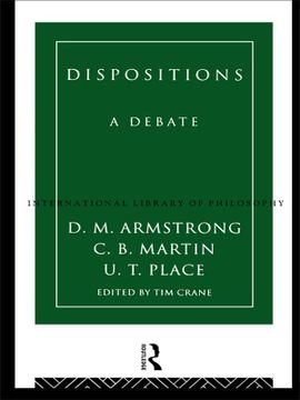 portada Dispositions (International Library of Philosophy) (en Inglés)