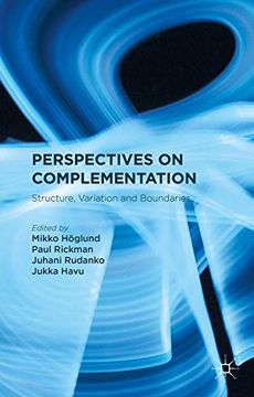 portada Perspectives on Complementation: Structure, Variation and Boundaries