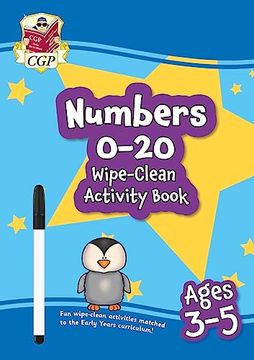 portada New Numbers 0-20 Wipe-Clean Activity Book for Ages 3-5 (With Pen) (in English)