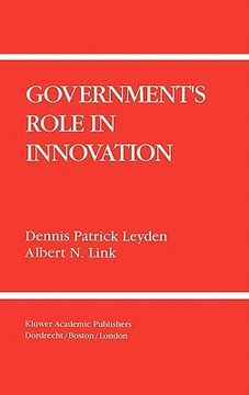 portada government s role in innovation (en Inglés)