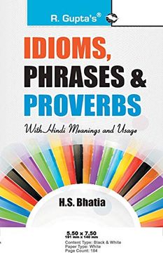 portada Idioms, Phrases & Proverbs With Hindi Meanings & Usage (en Inglés)
