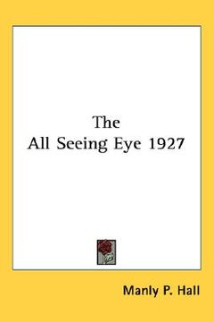 portada the all seeing eye 1927 (in English)