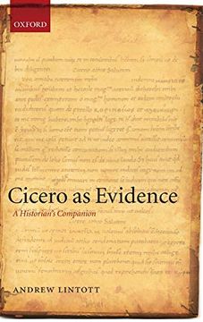 portada Cicero as Evidence: A Historian's Companion (en Inglés)