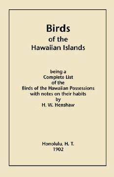 portada birds of the hawaiian islands (en Inglés)