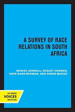 portada A Survey of Race Relations in South Africa 1972 (en Inglés)