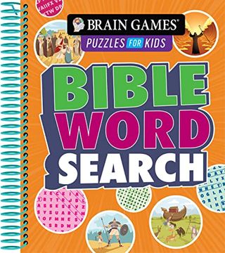 portada Brain Games Puzzles for Kids - Bible Word Search (Ages 5 to 10) (in English)