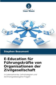 portada E-Education für Führungskräfte von Organisationen der Zivilgesellschaft (en Alemán)