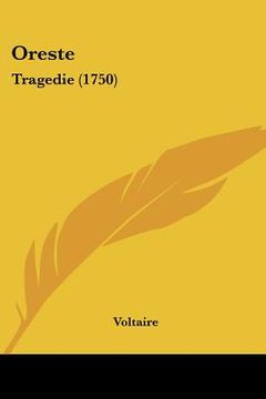 portada oreste: tragedie (1750) (in English)