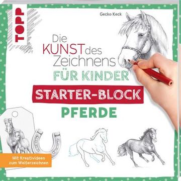 portada Die Kunst des Zeichnens für Kinder Starter-Block - Pferde (en Alemán)