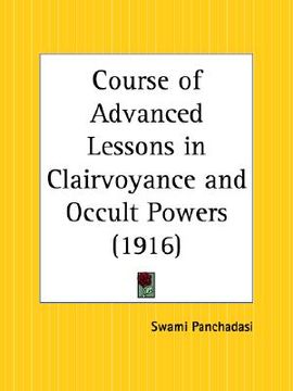 portada course of advanced lessons in clairvoyance and occult powers