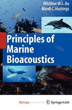 portada principles of marine bioacoustics (en Inglés)