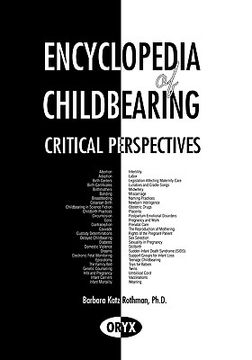 portada encyclopedia of childbearing: critical perspectives (in English)