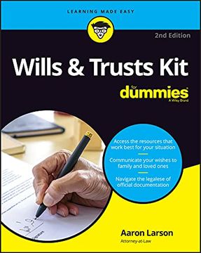 portada Wills & Trusts kit for Dummies (For Dummies (Business & Personal Finance)) (en Inglés)