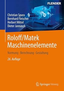 portada Roloff/Matek Maschinenelemente: Normung, Berechnung, Gestaltung -Language: German (en Alemán)