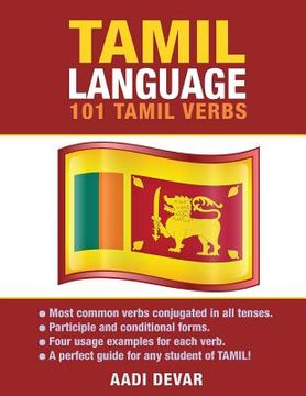 portada Tamil Language: 101 Tamil Verbs (en Inglés)
