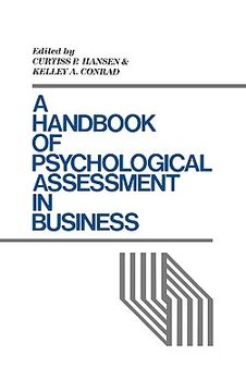 portada a handbook of psychological assessment in business (in English)