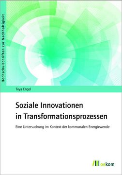portada Soziale Innovationen in Transformationsprozessen Eine Untersuchung im Kontext der Kommunalen Energiewende (en Alemán)