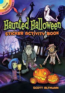 portada Haunted Halloween Sticker Activity Book (Little Activity Books) (en Inglés)