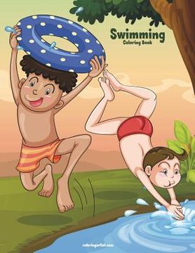 portada Swimming Coloring Book 1 (in English)